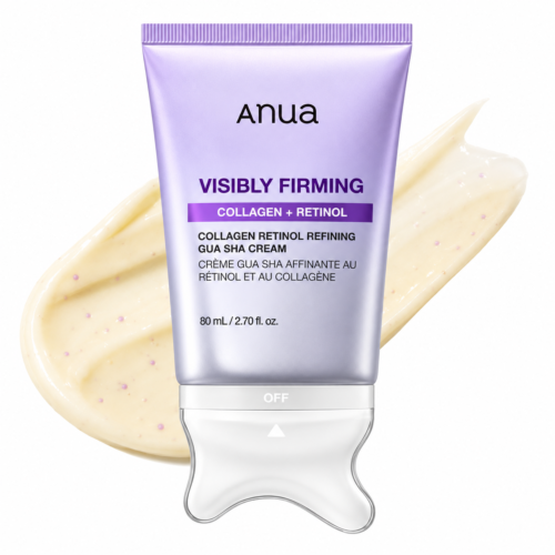 Creme de noite seco Anua Collagen Retinol Refinador Gua Sha 80ml